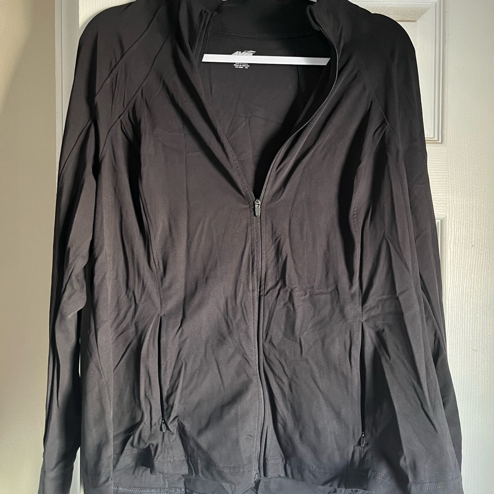 Avia Women's Black Zip-Up Jacket